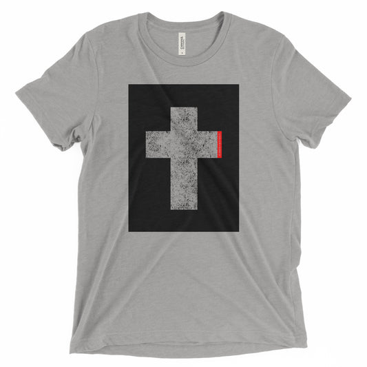 The Block Cross Tee (Black Print)