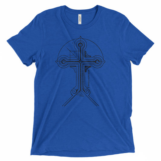 The Blueprint Cross Tee (Black Print)