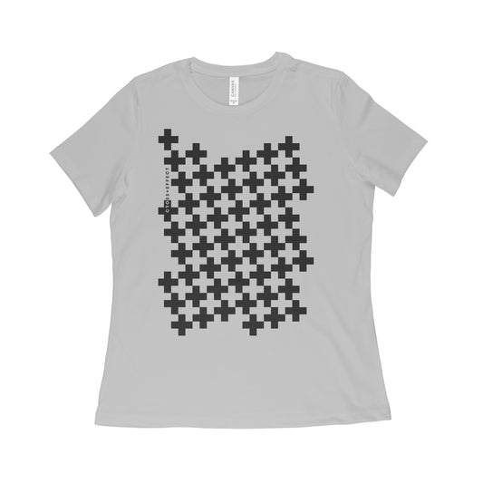 The Gamer Cross Tee (Black Print Women's)